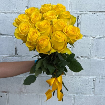 желтые розы - Купить с доставкой,  в по Муслюмово